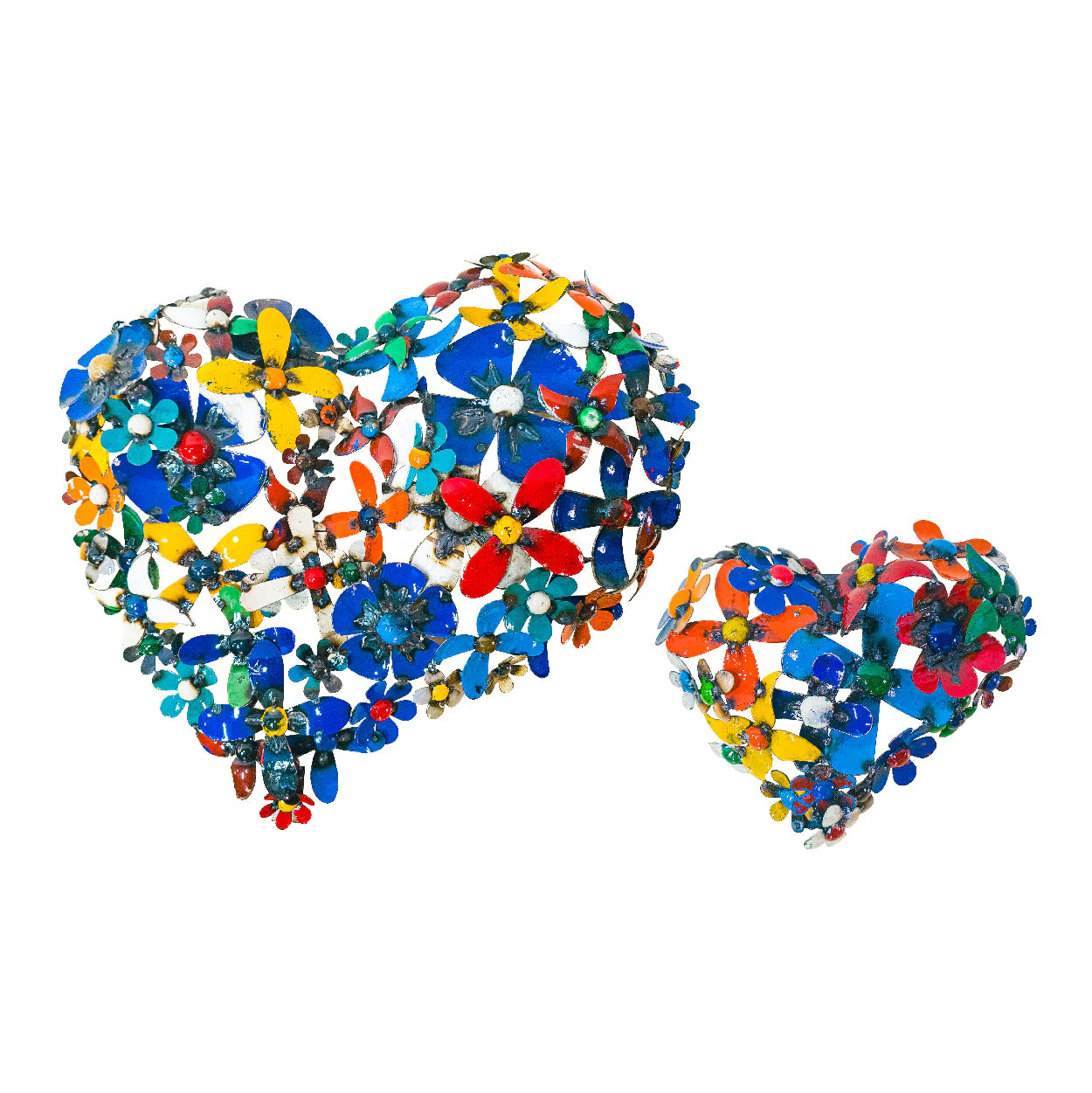 Think Outside Blooming Hearts (Set of 2)