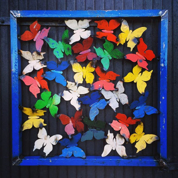 Think Outside Butterfly Framed Wall Panel - Image 2