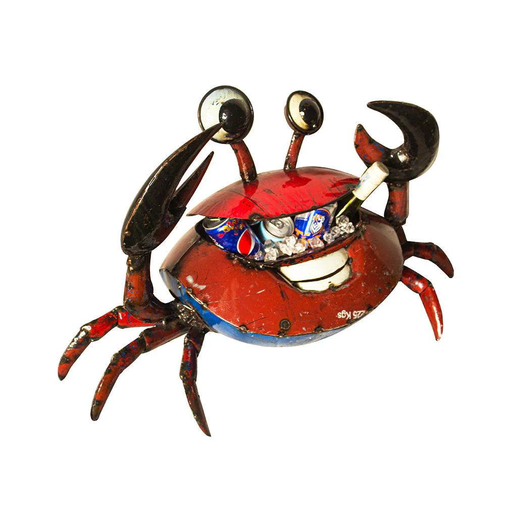 Think Outside Crazy Crab Beverage Tub - Red - Image 2