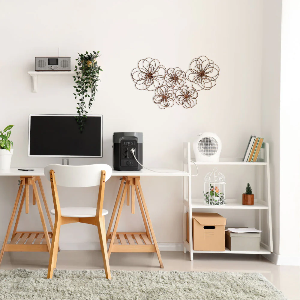 Think Outside Loop Flowers Wall Panel - Rust Finish - Image 4