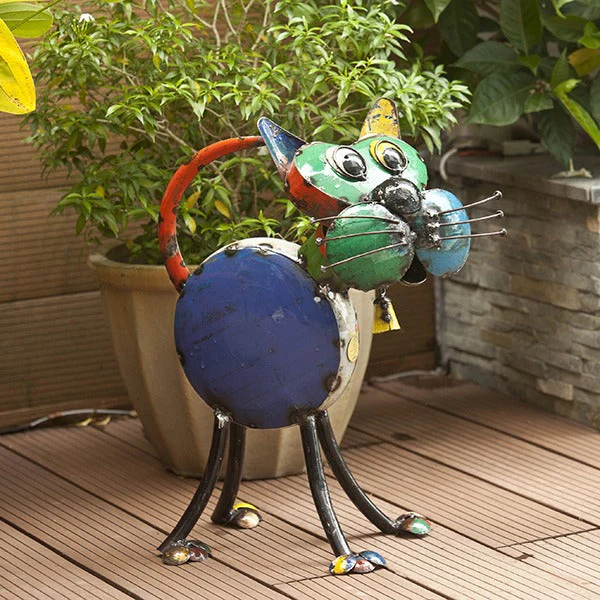 Think Outside Tabitha – Indoor/Outdoor Metal Cat Sculpture - Image 2