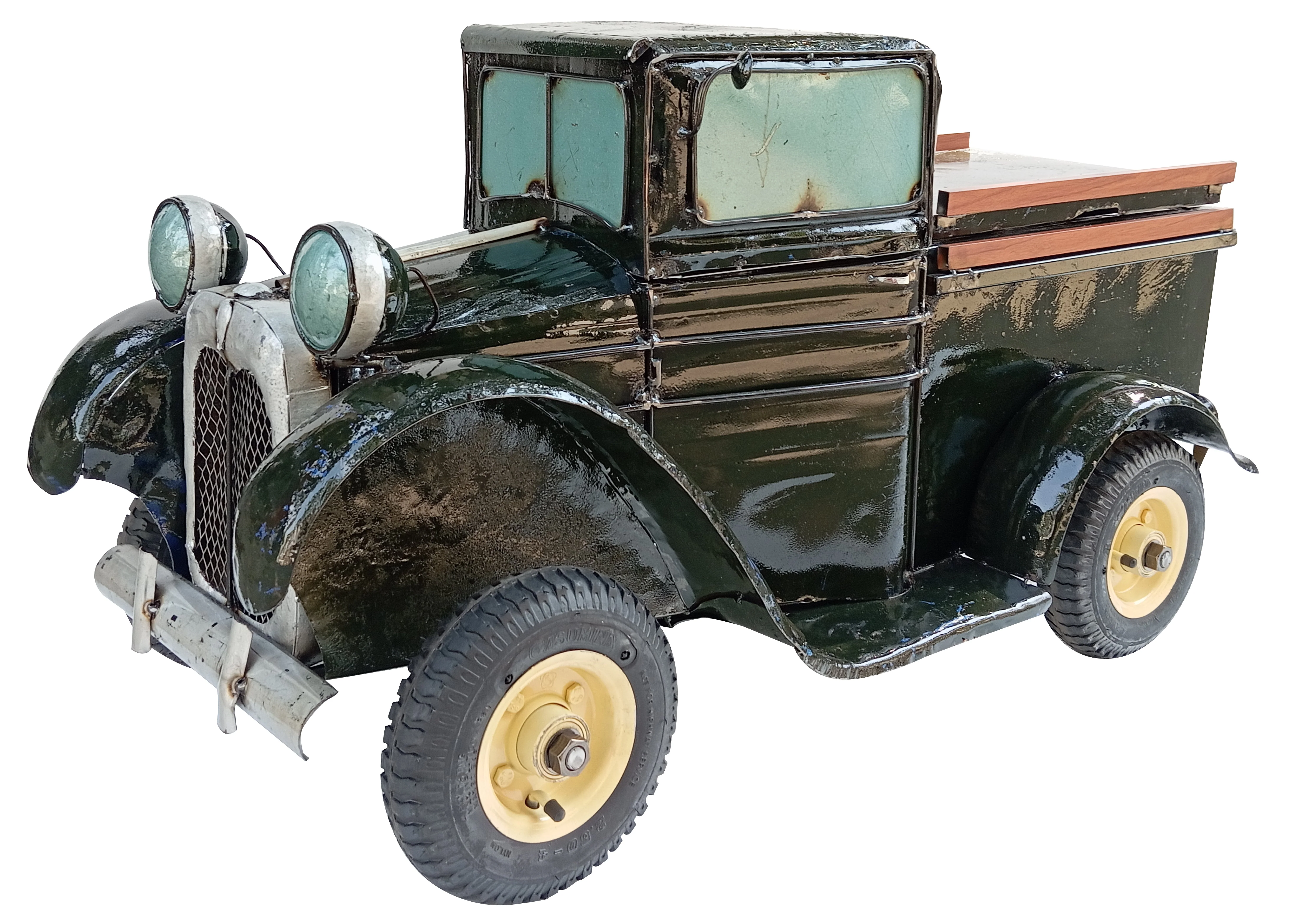 Think Outside Vintage Pick-Up Truck Cooler - Olive Green - Image 2