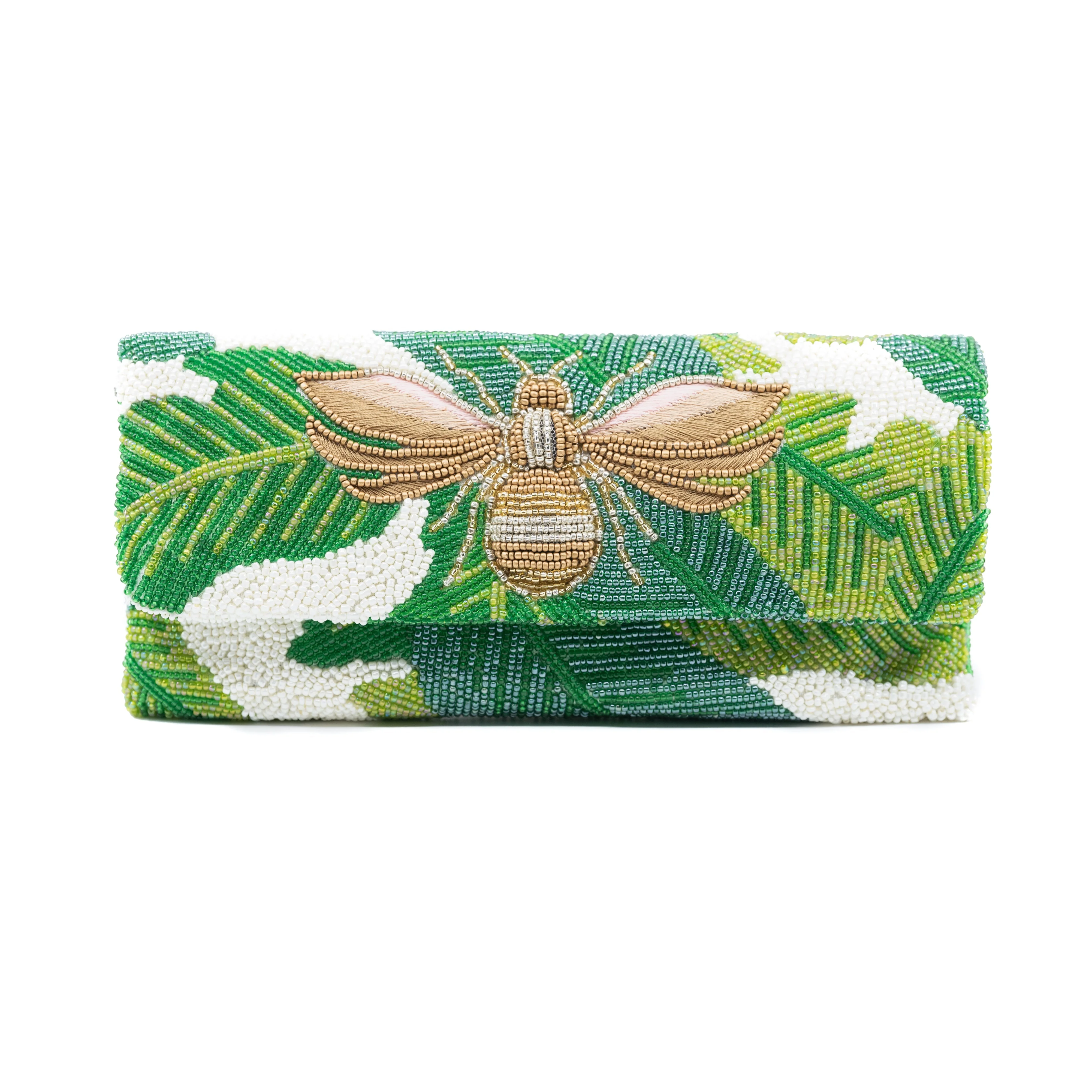Bee & Leaves Clutch