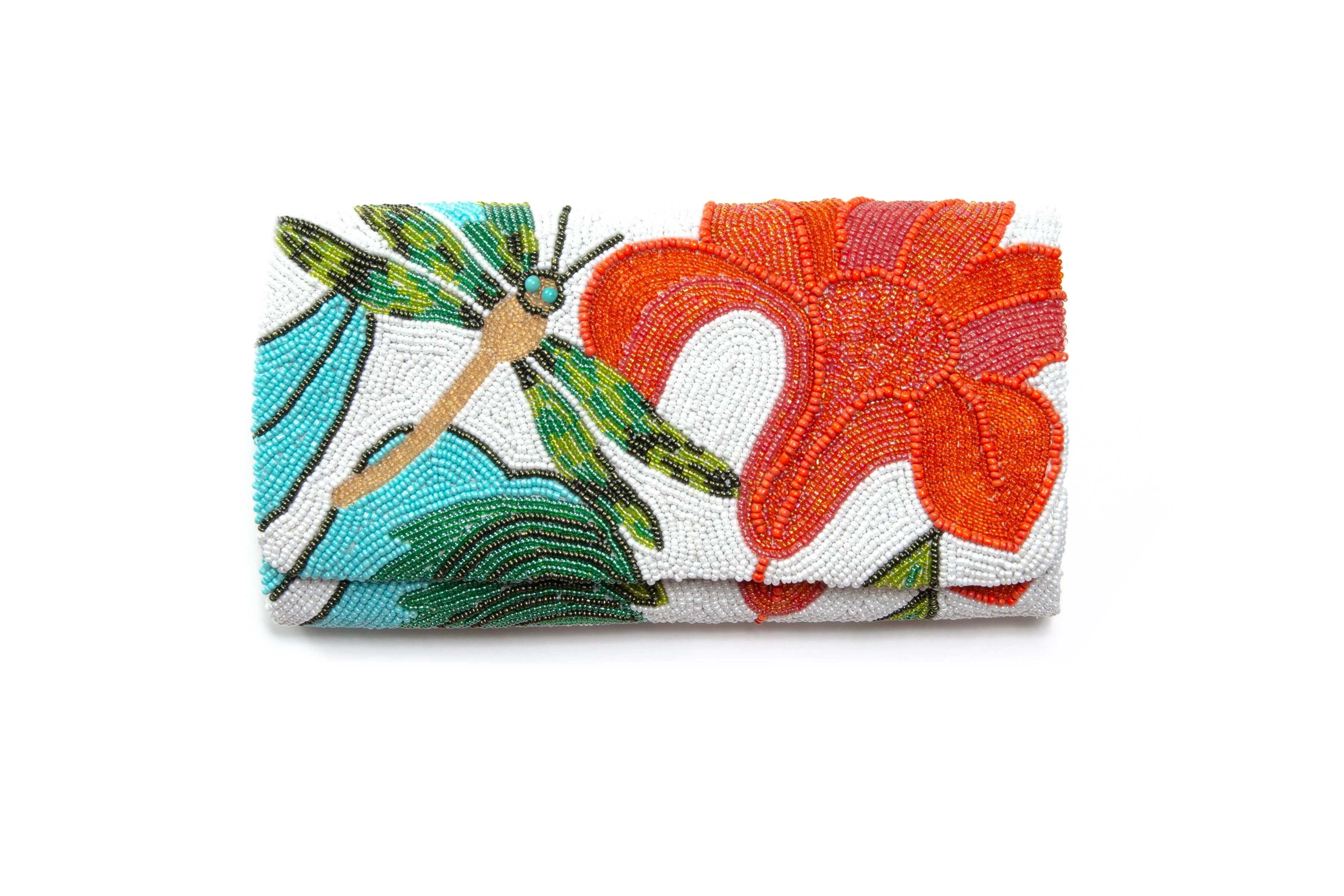 Dragonfly Floral Clutch - Image 2