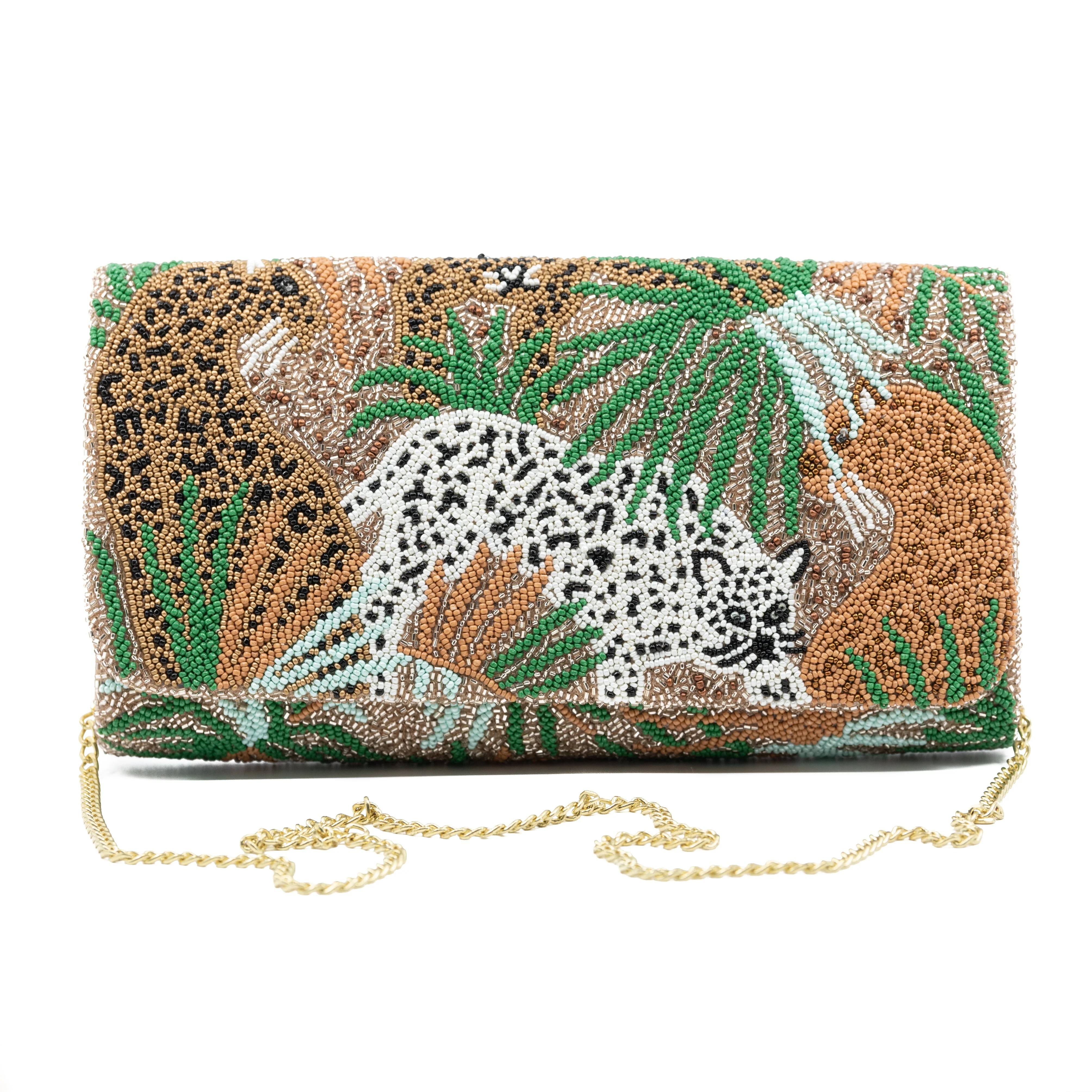 Jungle Print Clutch
