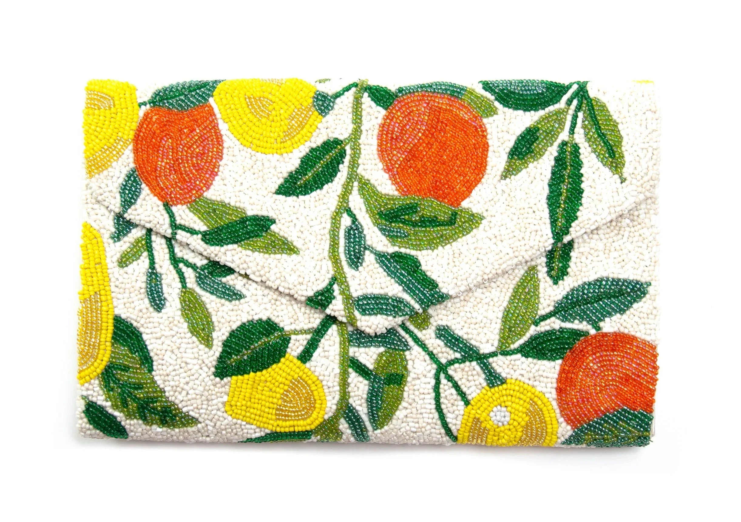 Lemon & Oranges Envelope Clutch