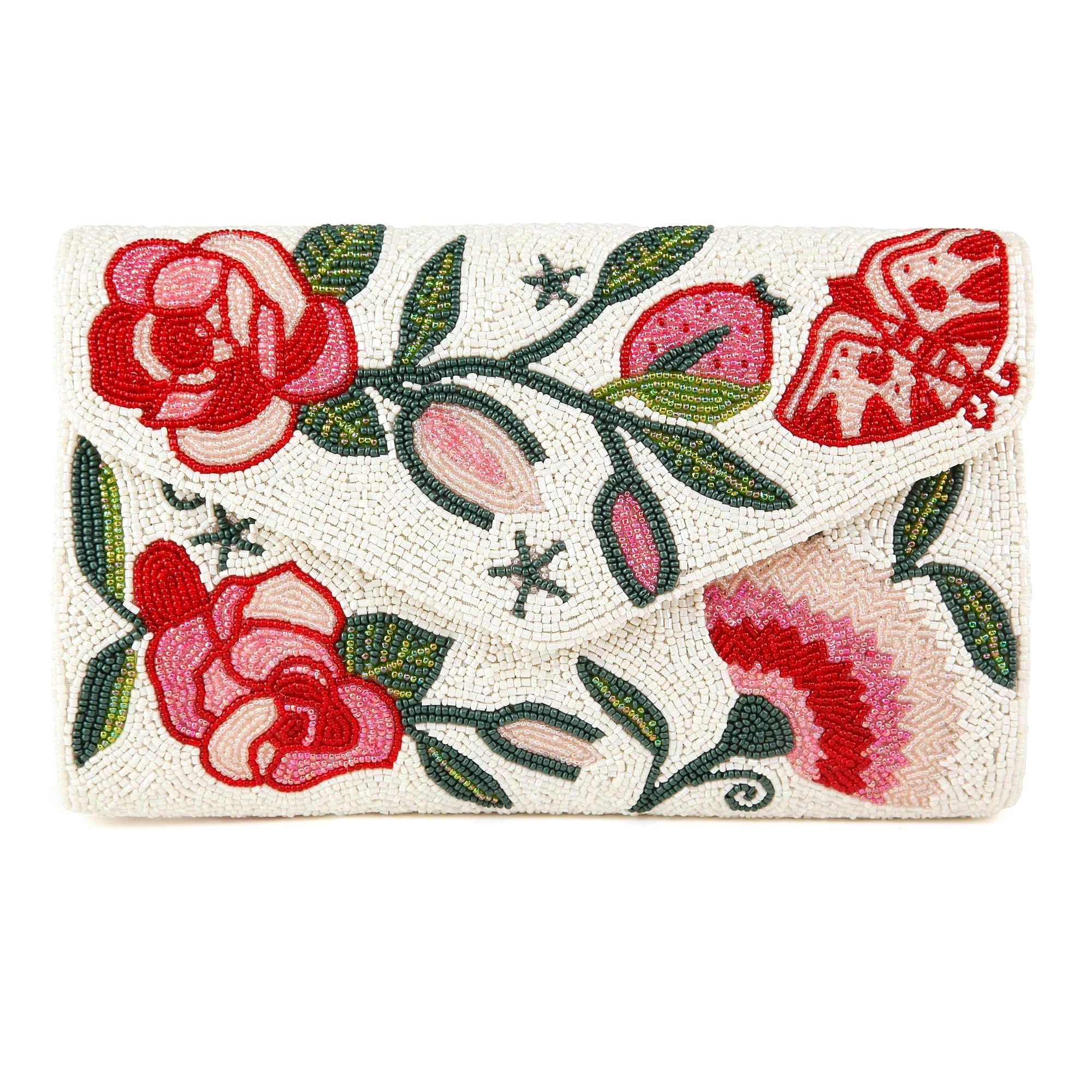 Roses Envelope Clutch