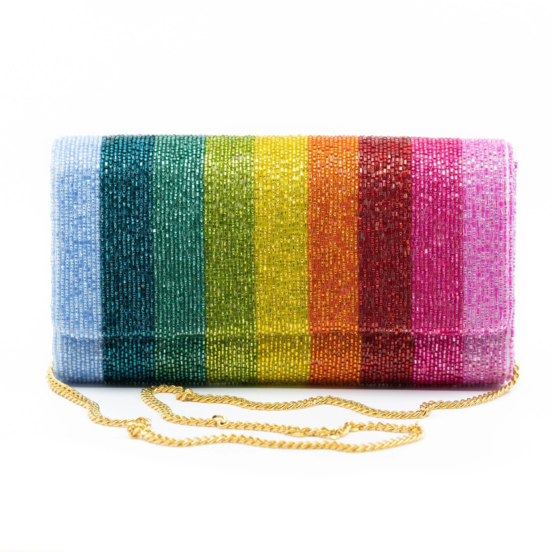 Succulent Stripes Clutch