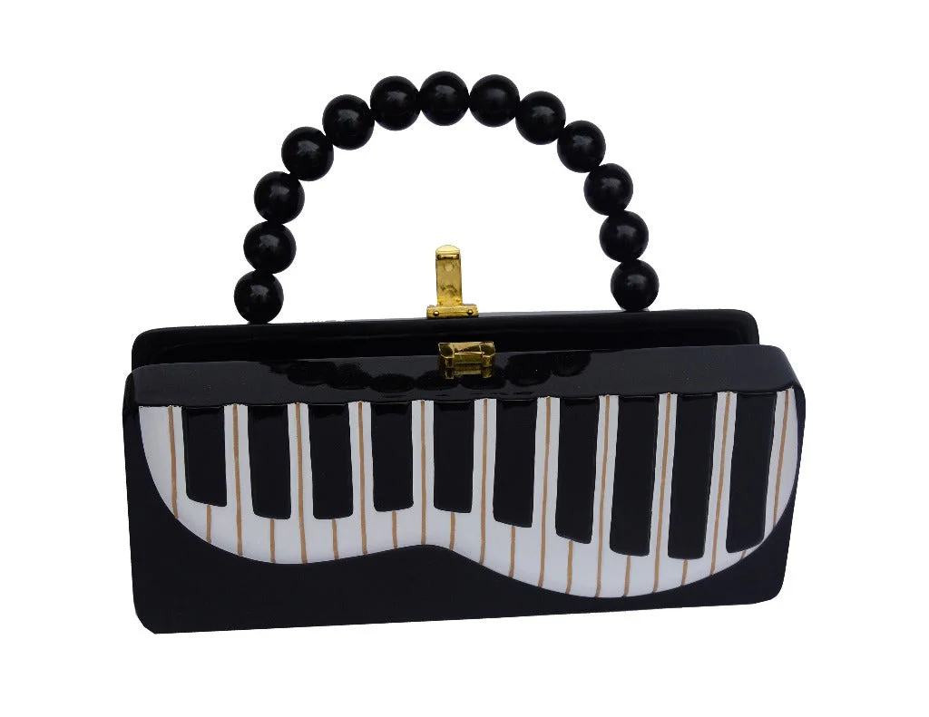 Timmy Woods Beethoven Piano Wooden Collectible Handbag - Image 5
