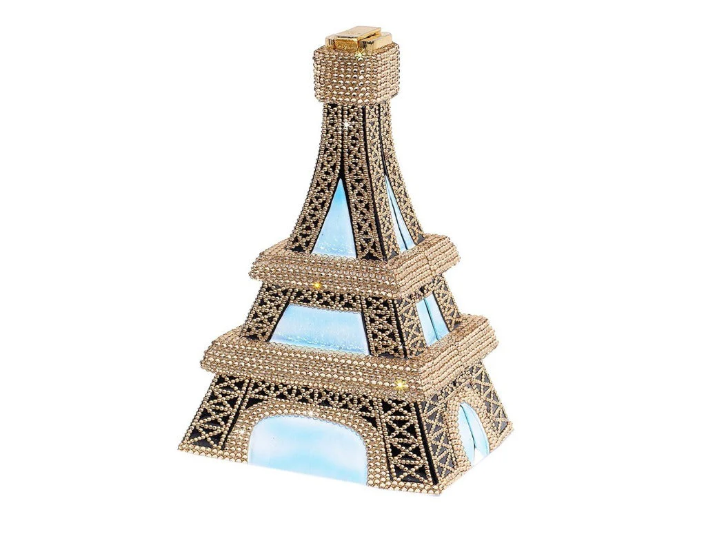 Timmy Woods Iconic Tour D' Eiffel Swarovski Crystals Handbag - Image 8