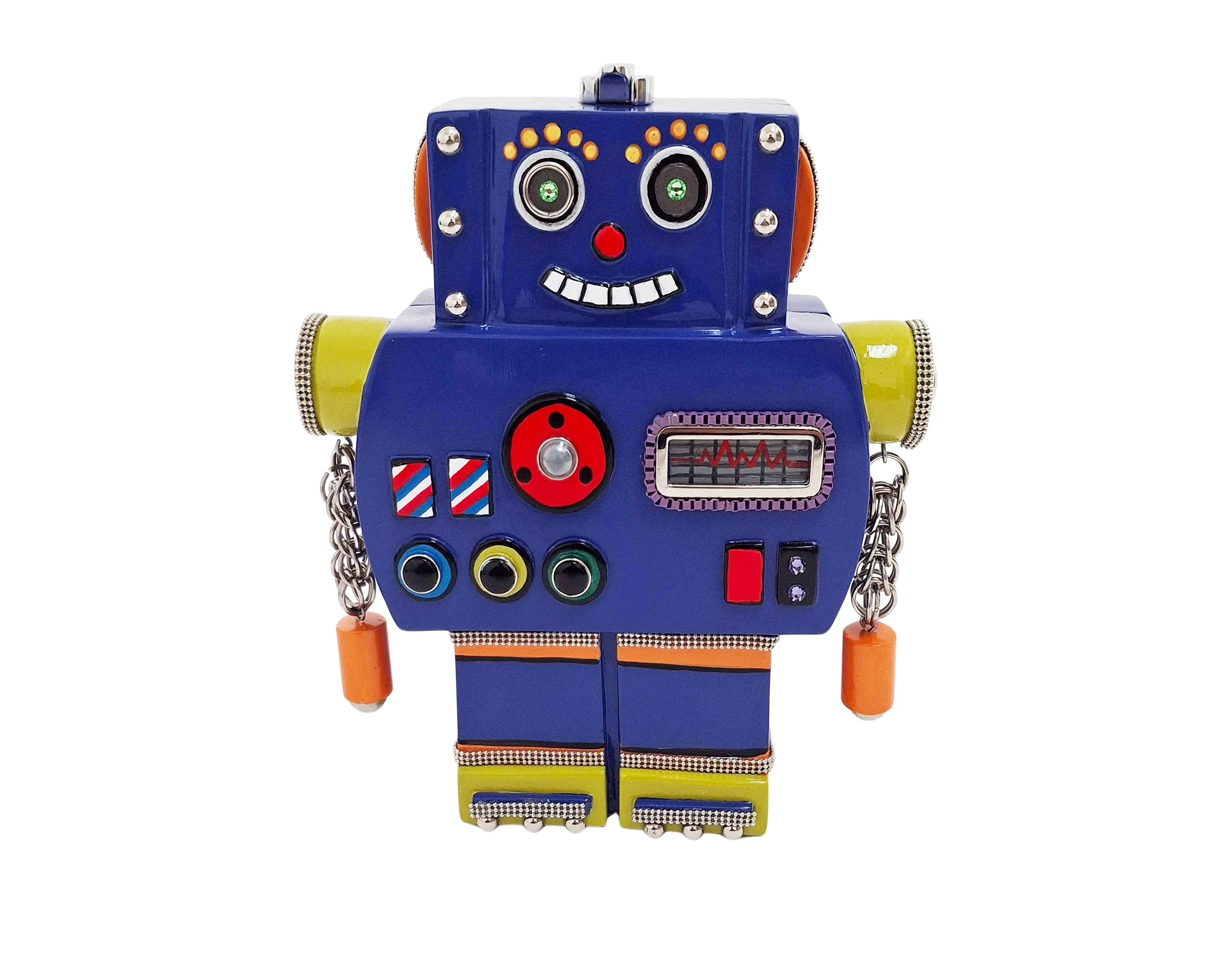 Timmy Woods Robbie Robot Wooden Collectible Handbag - Image 2