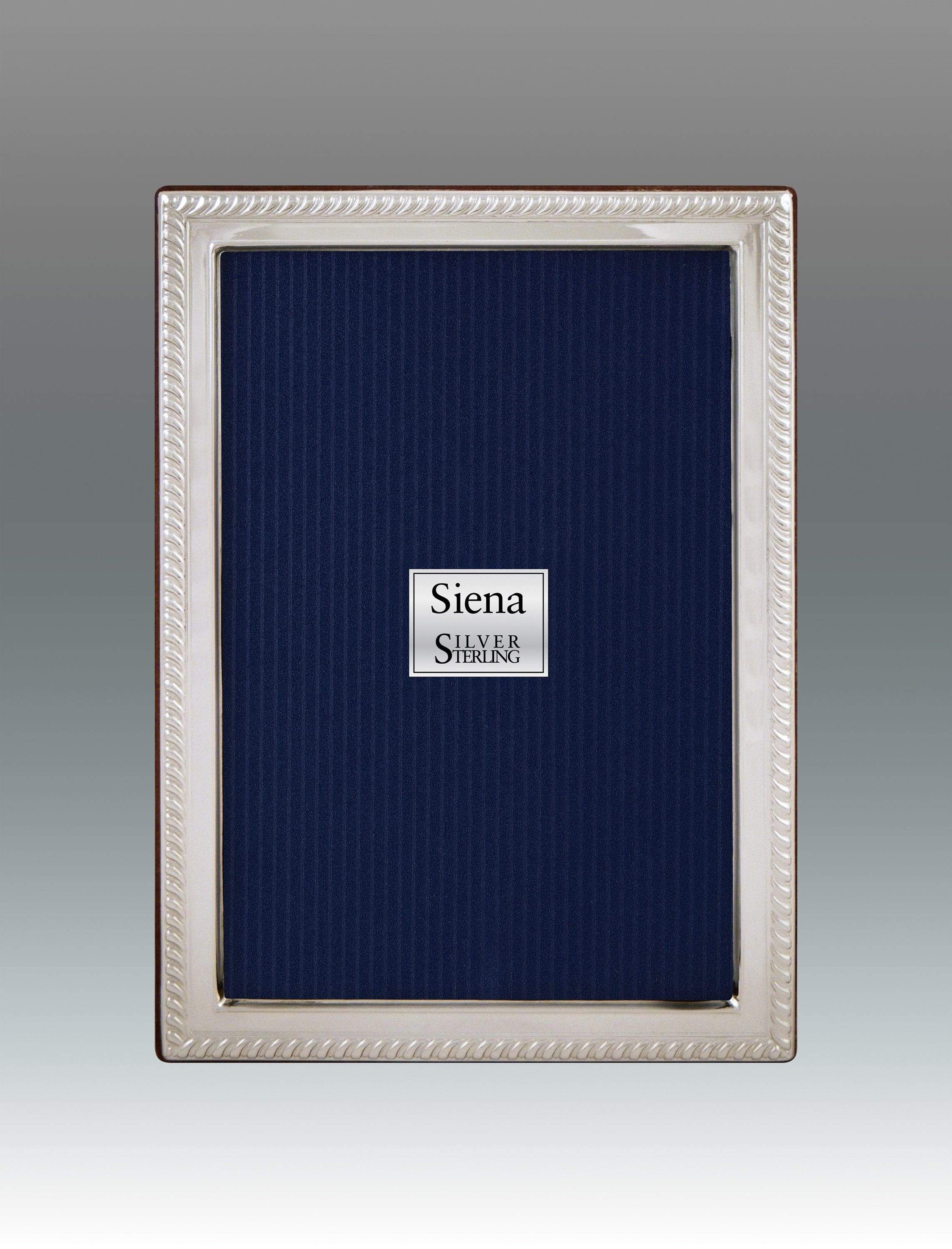 Tizo 4x6 Dimensional Plain Siena Sterling Frame