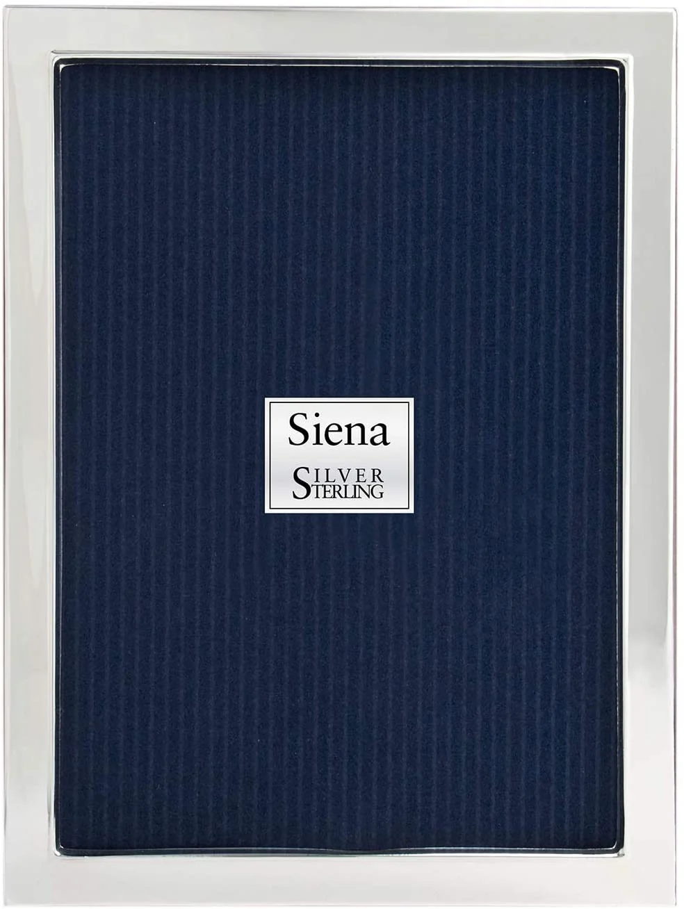 Tizo Narrow Flat Siena Sterling Frame 8x10