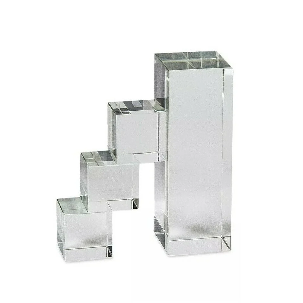 Tizo Crystal Block Steps Bookends "Pair" - Image 3