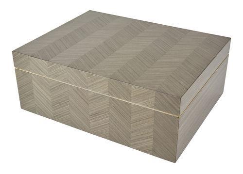 Tizo Chevron Design Empty Box, Grey