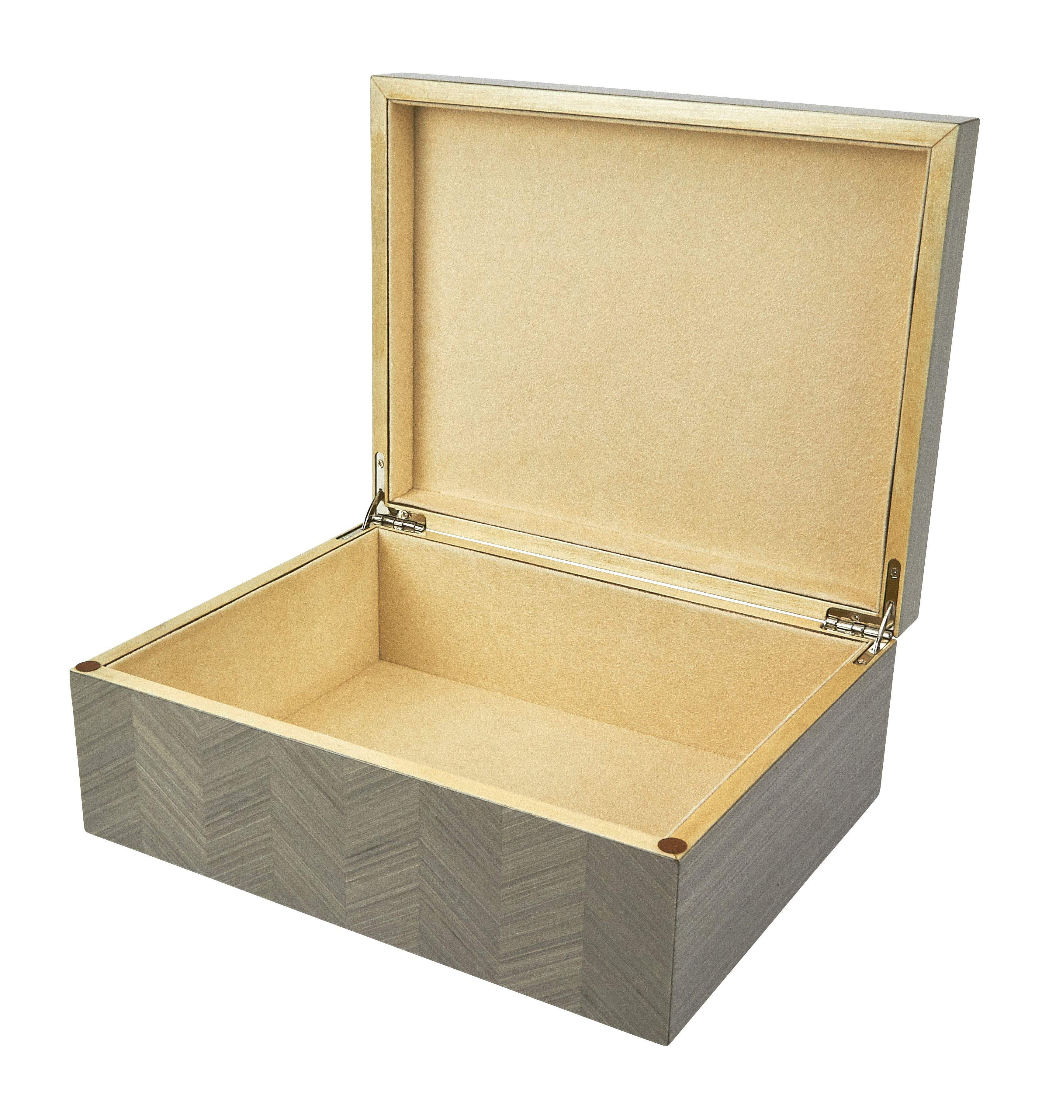 Tizo Chevron Design Empty Box, Grey - Image 2