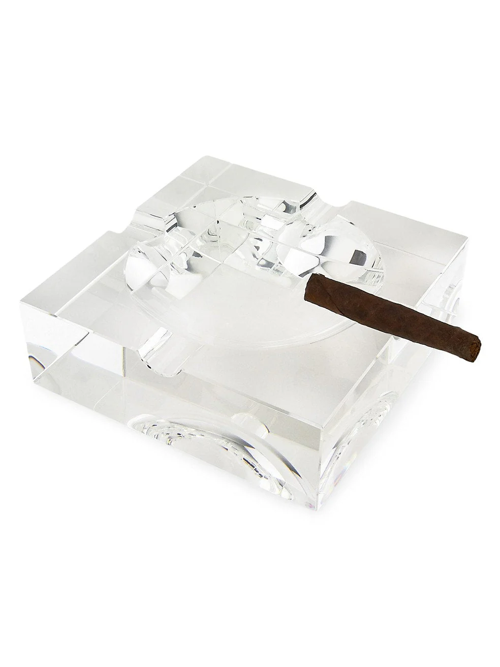 Tizo Crystal Large Square Cigar Ashtray - Image 4