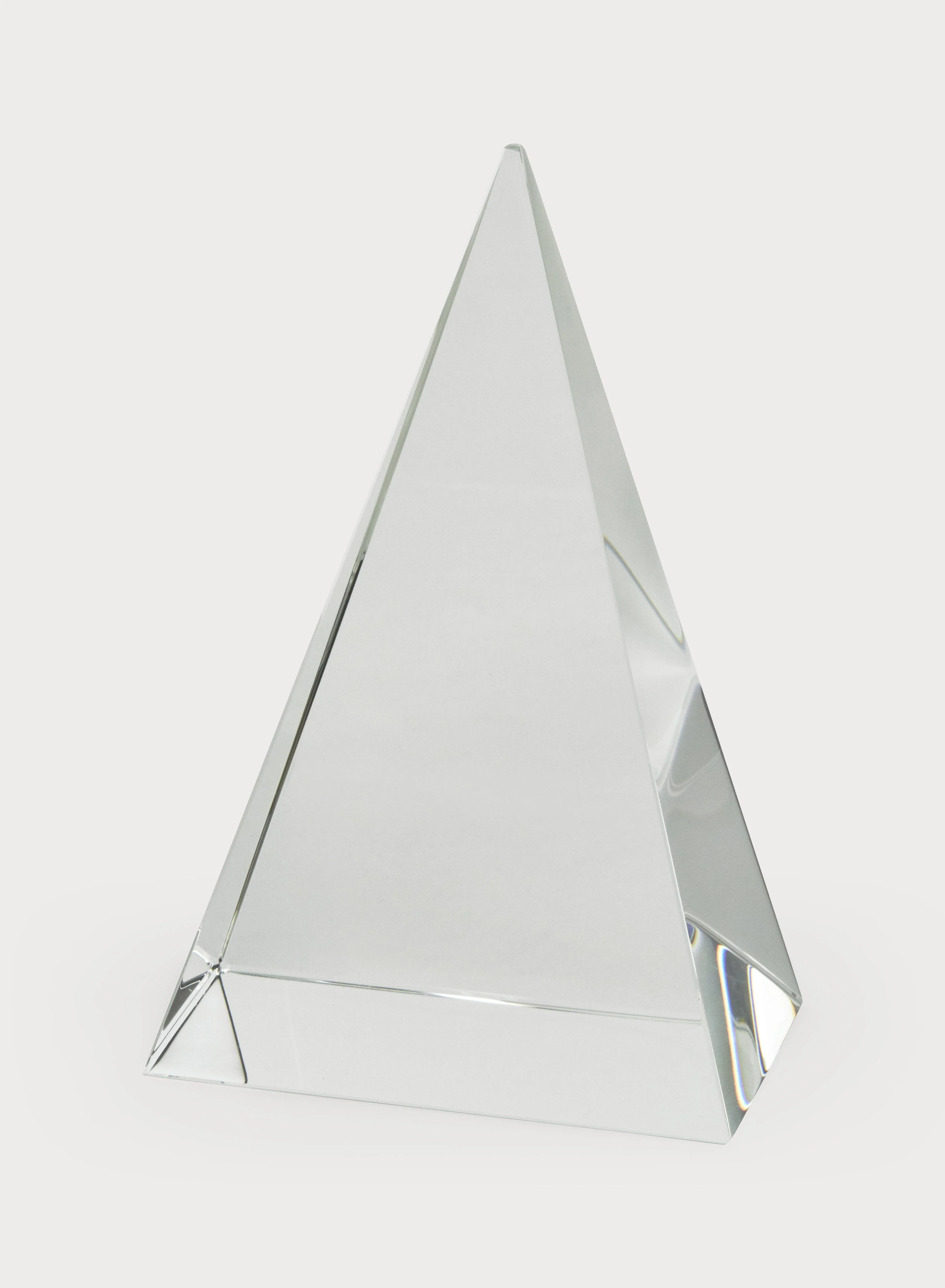 Tizo Crystal Pyramid Object Small