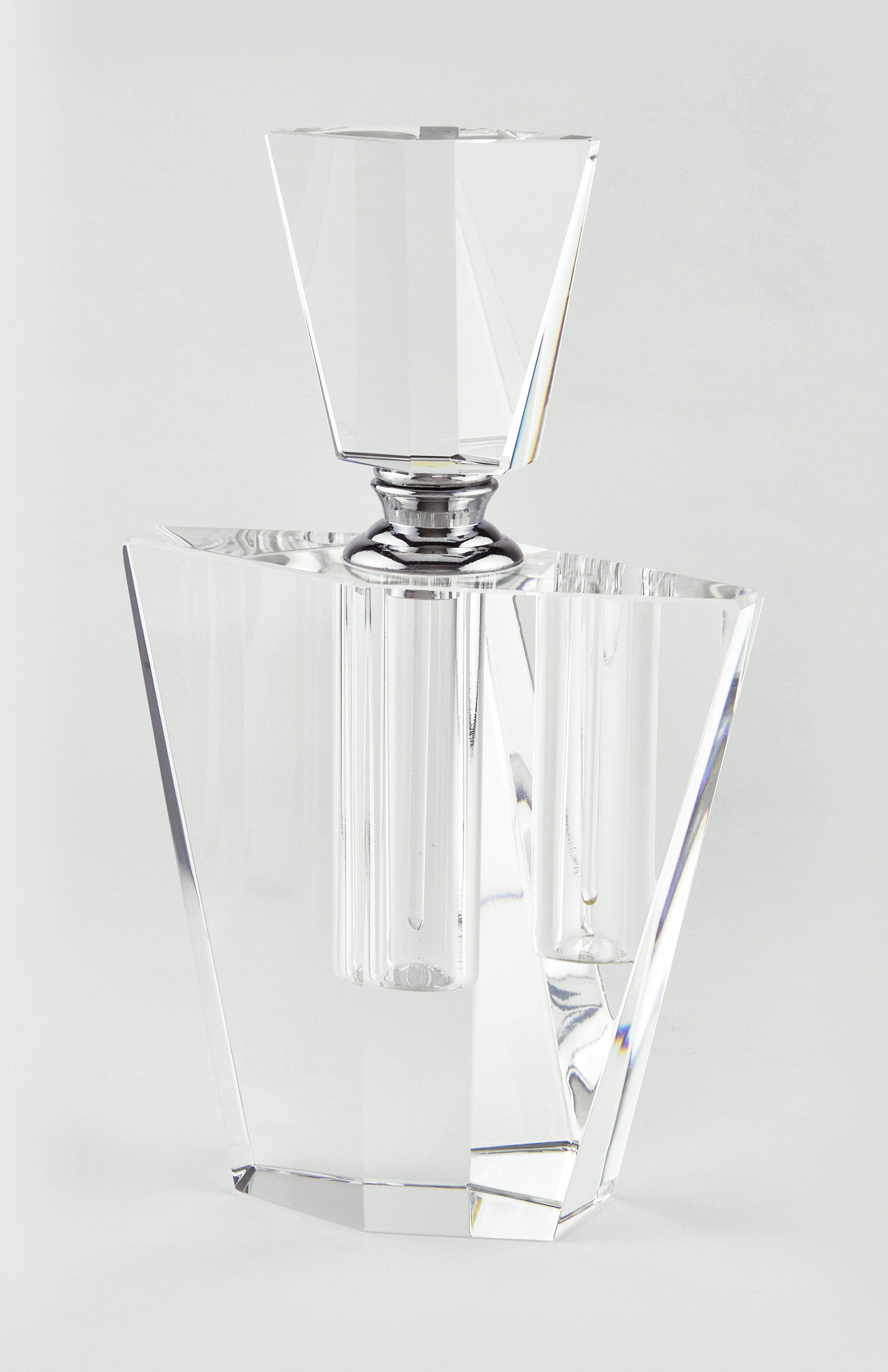 Tizo Design Triangle Crystal Glass Perfume Bottle