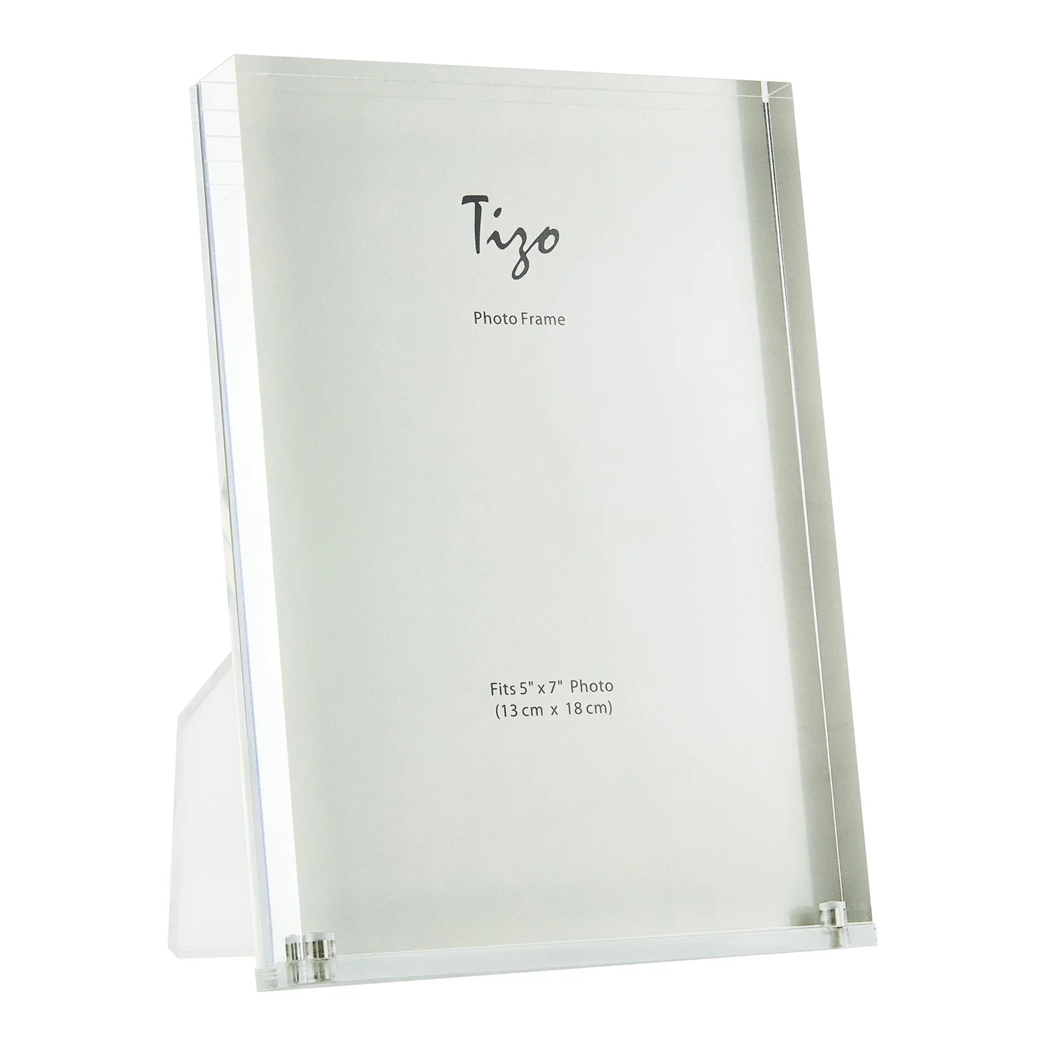 Tizo Designs 1" Thick Lucite Frame w/Easel Back (Clear) 4x4