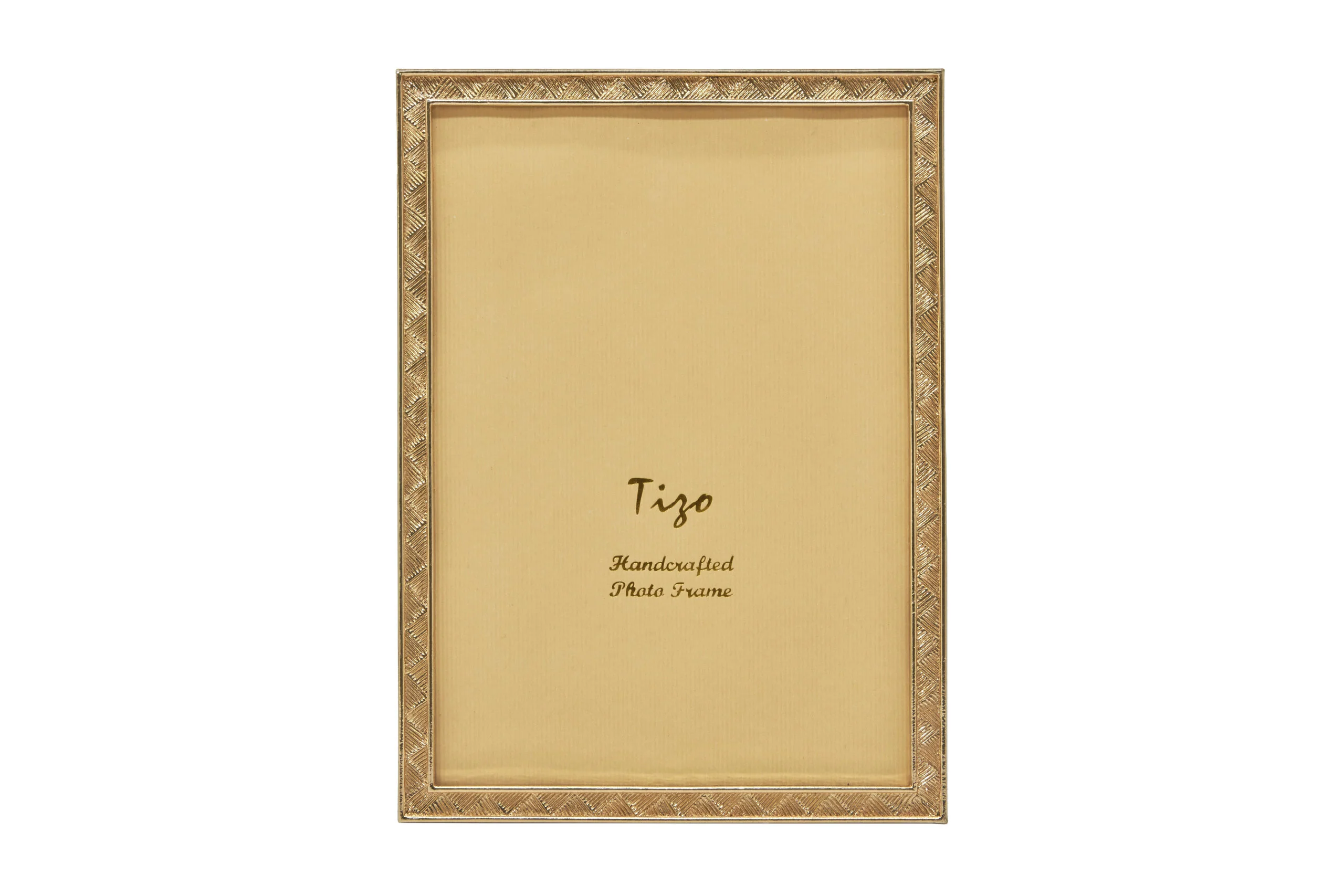 Tizo Designs Gold Textured Finish Picture Frame 2x3