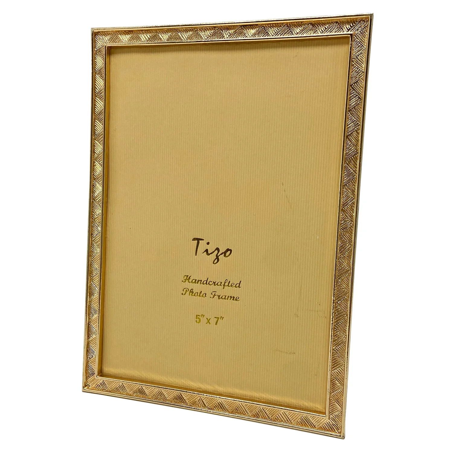 Tizo Designs Gold Textured Finish Picture Frame 4x6 - Image 2