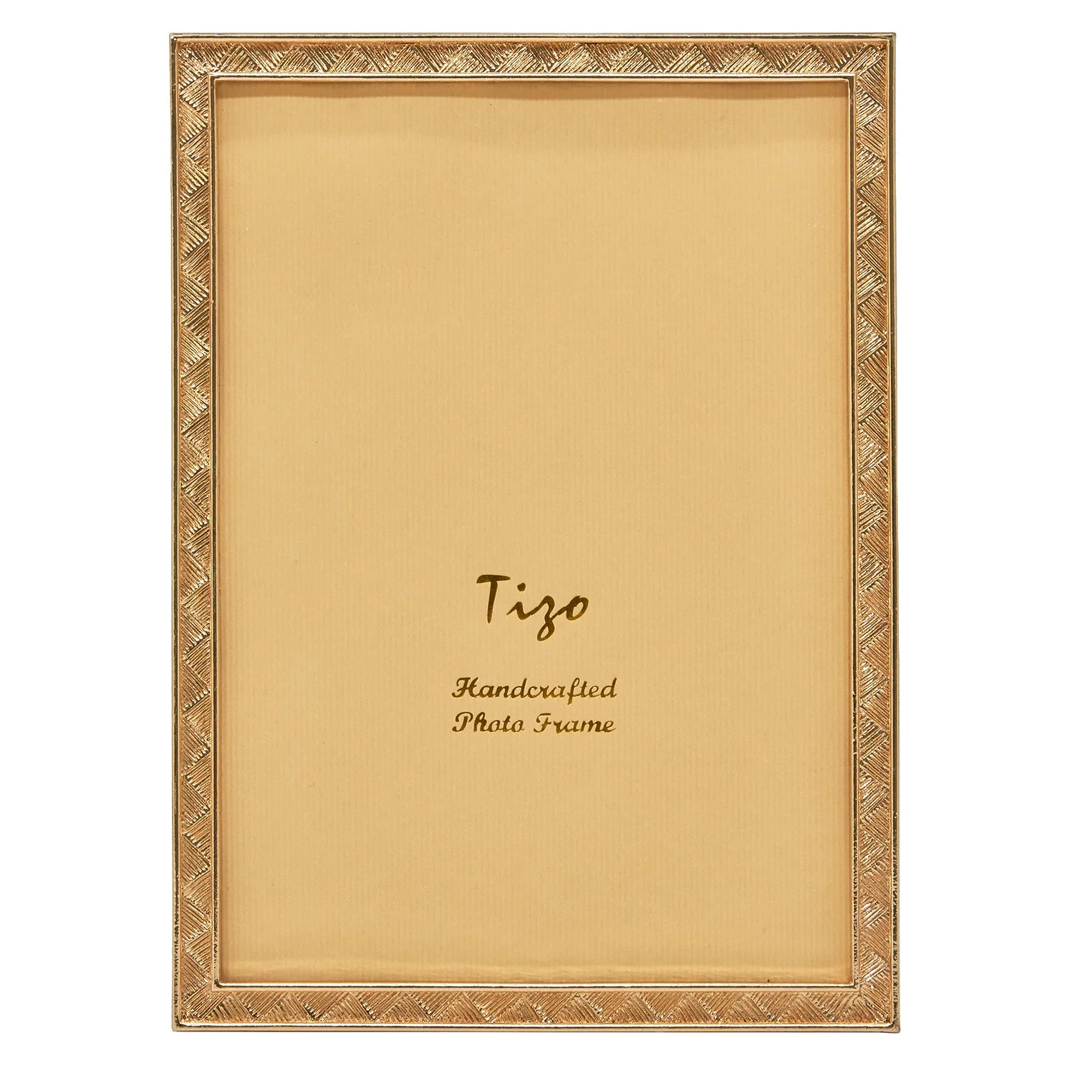 Tizo Designs Gold Textured Finish Picture Frame 5x7