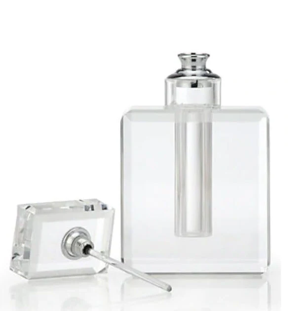 Tizo Designs Rectangle Crystal Glass Perfume Bottle - Image 2