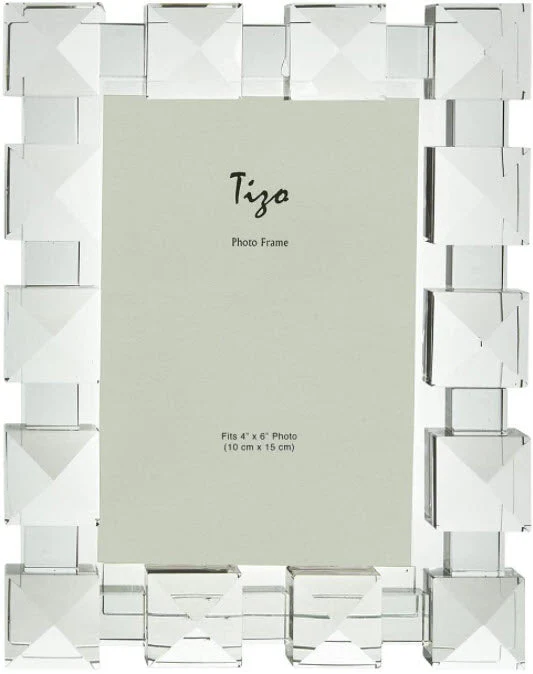 Tizo Diamond Crystal Glass Frame 5x7