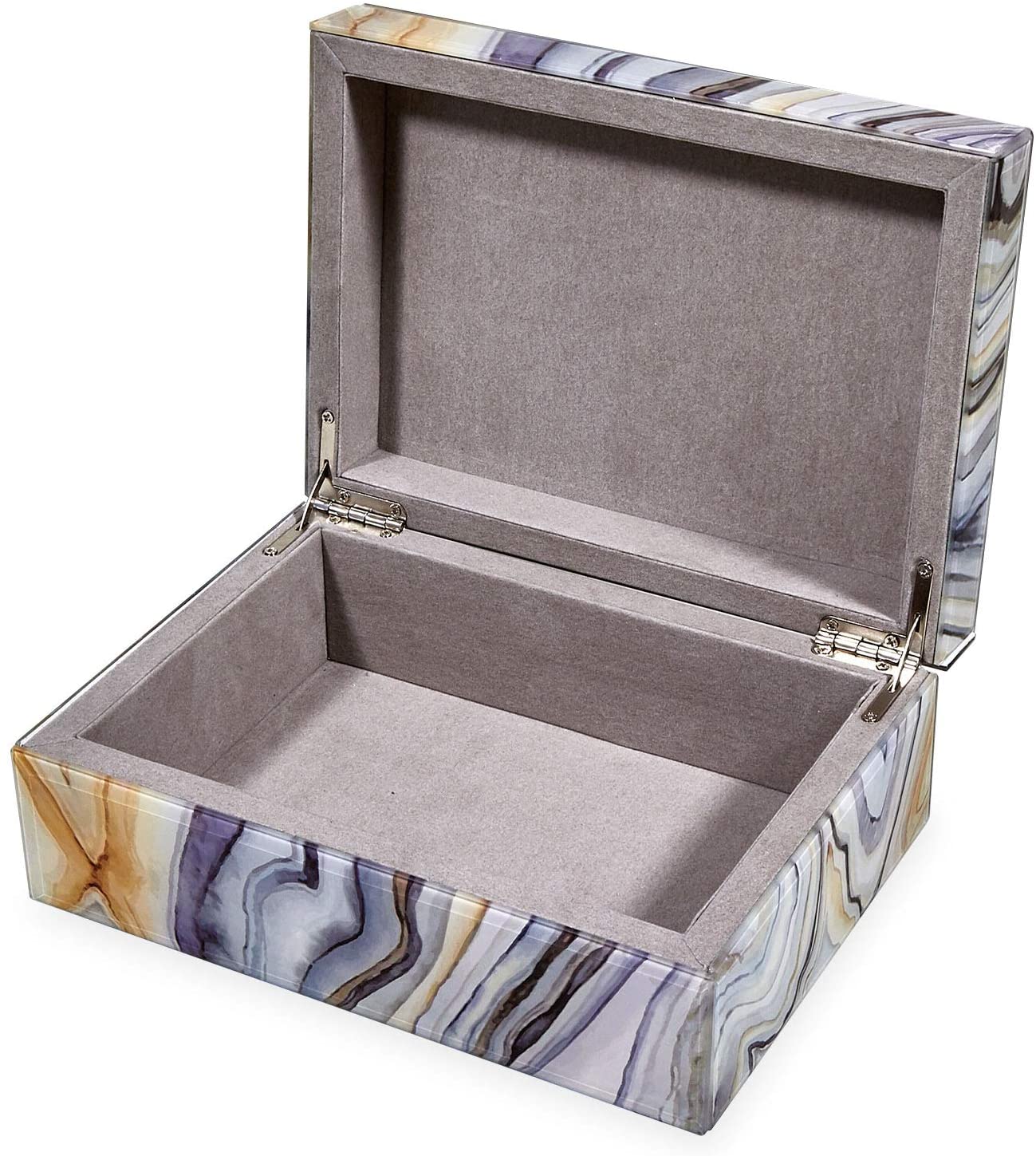 Tizo Italian Designed Wood Marble Ocean Box Small - Image 2