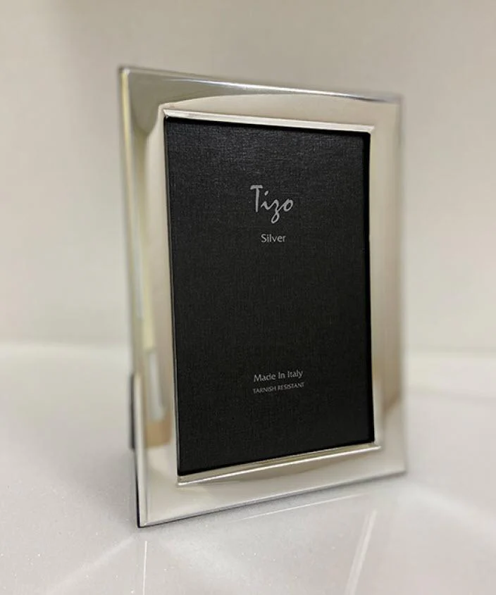 Tizo Italian Silverplate Plain Photo Frame 8x10