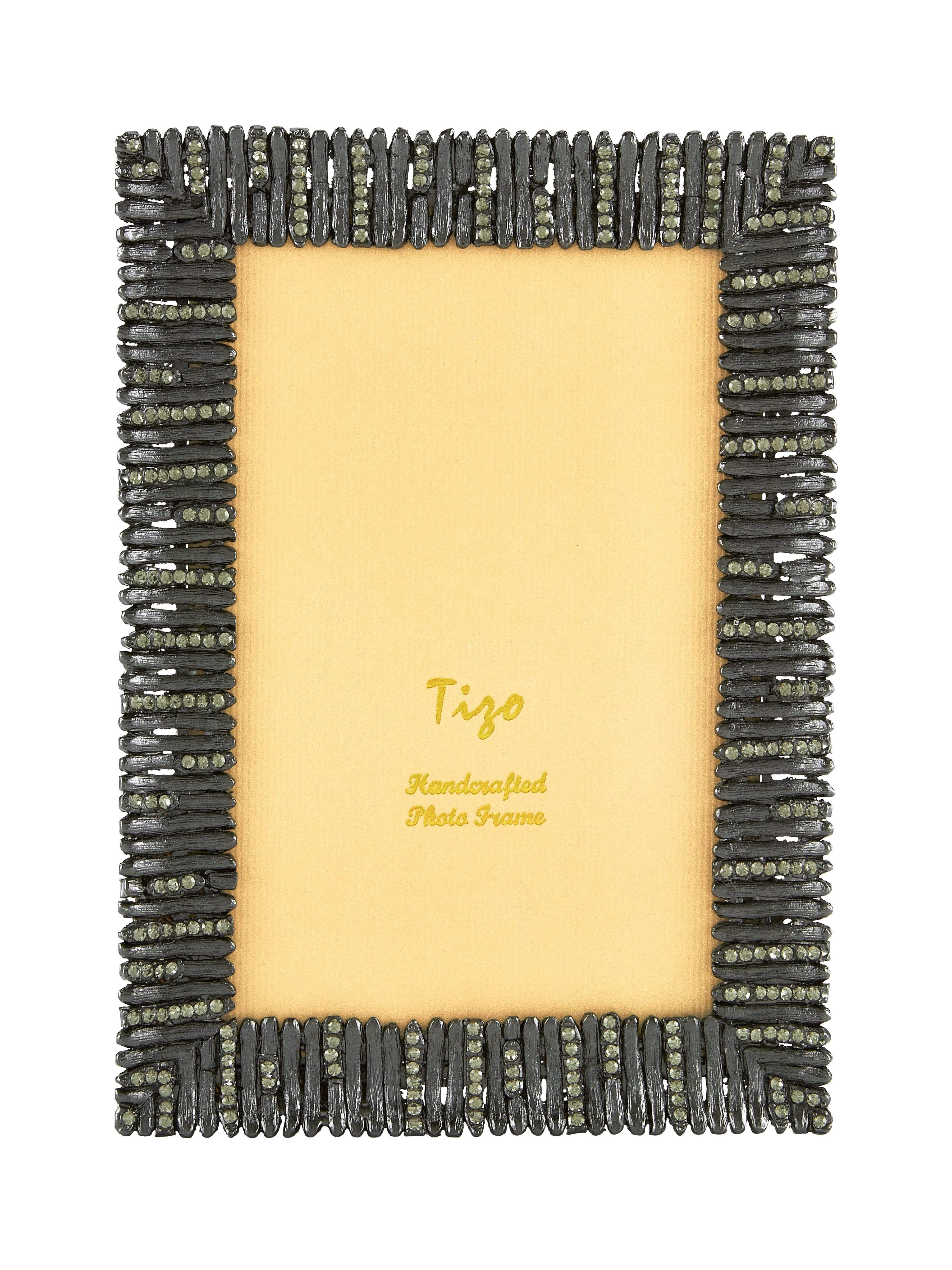 Tizo Hedge Jeweled Frame Black 8 X 10