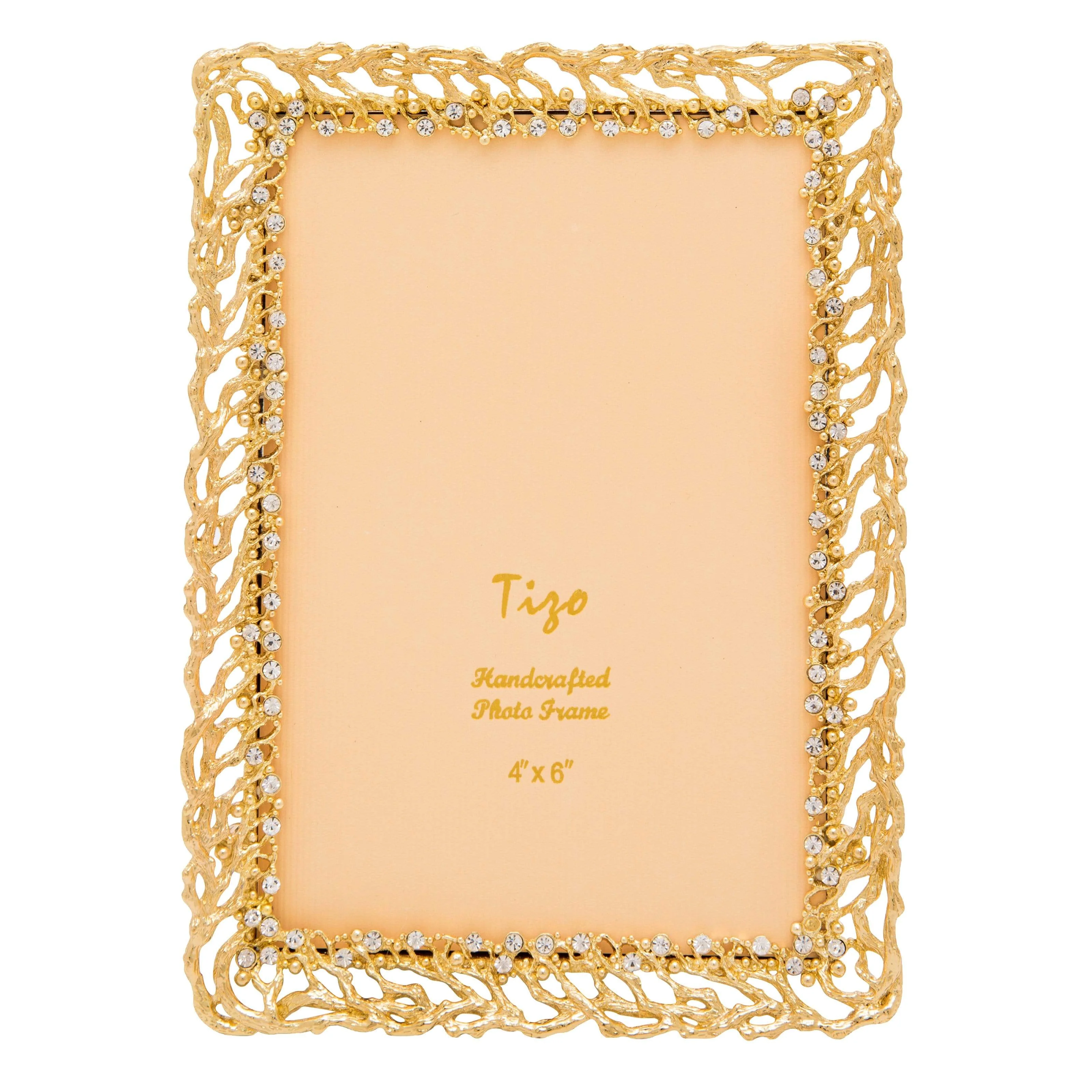 Tizo Ivy Jeweled Frame Gold 5x7