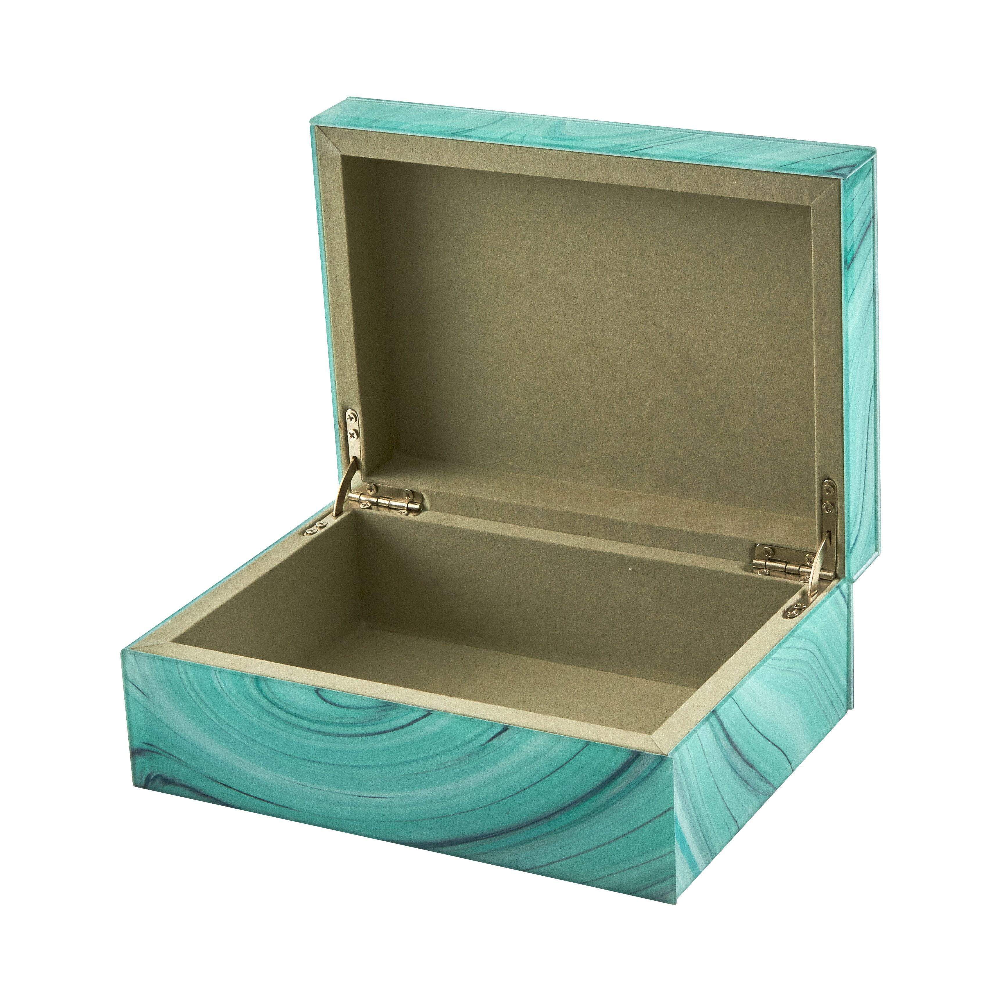 Tizo Large Box Marble Turquoise - Image 2