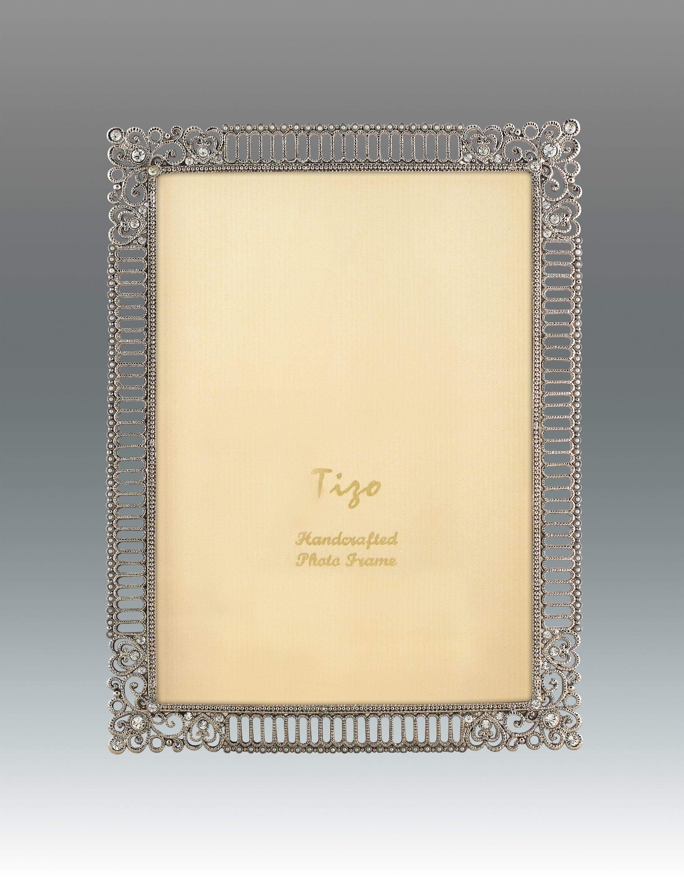 Tizo Lattice Jeweled 8x10 Frame