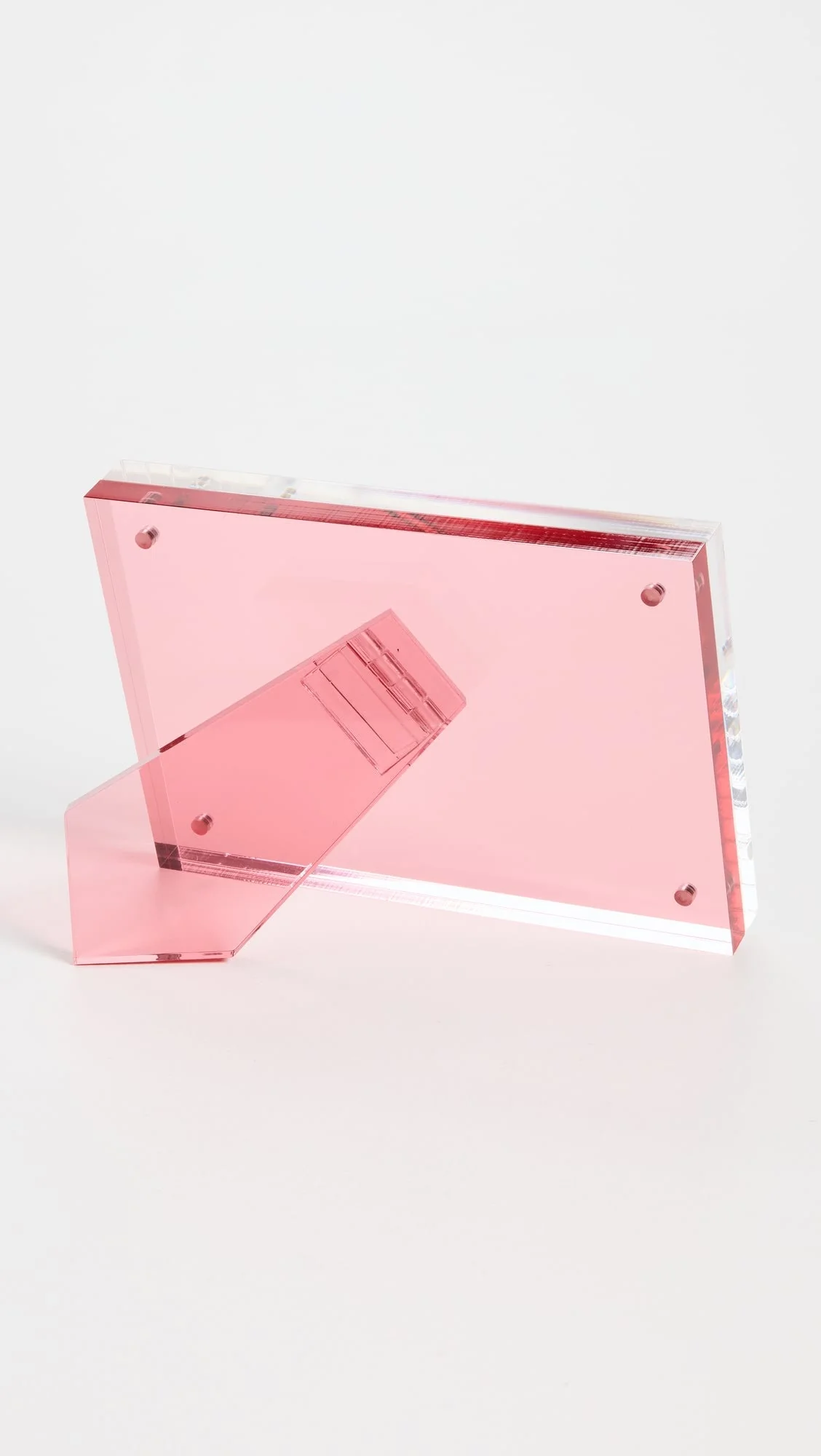 Tizo Lucite 4" x 6" Frame with Pink Lucite Back - Image 5