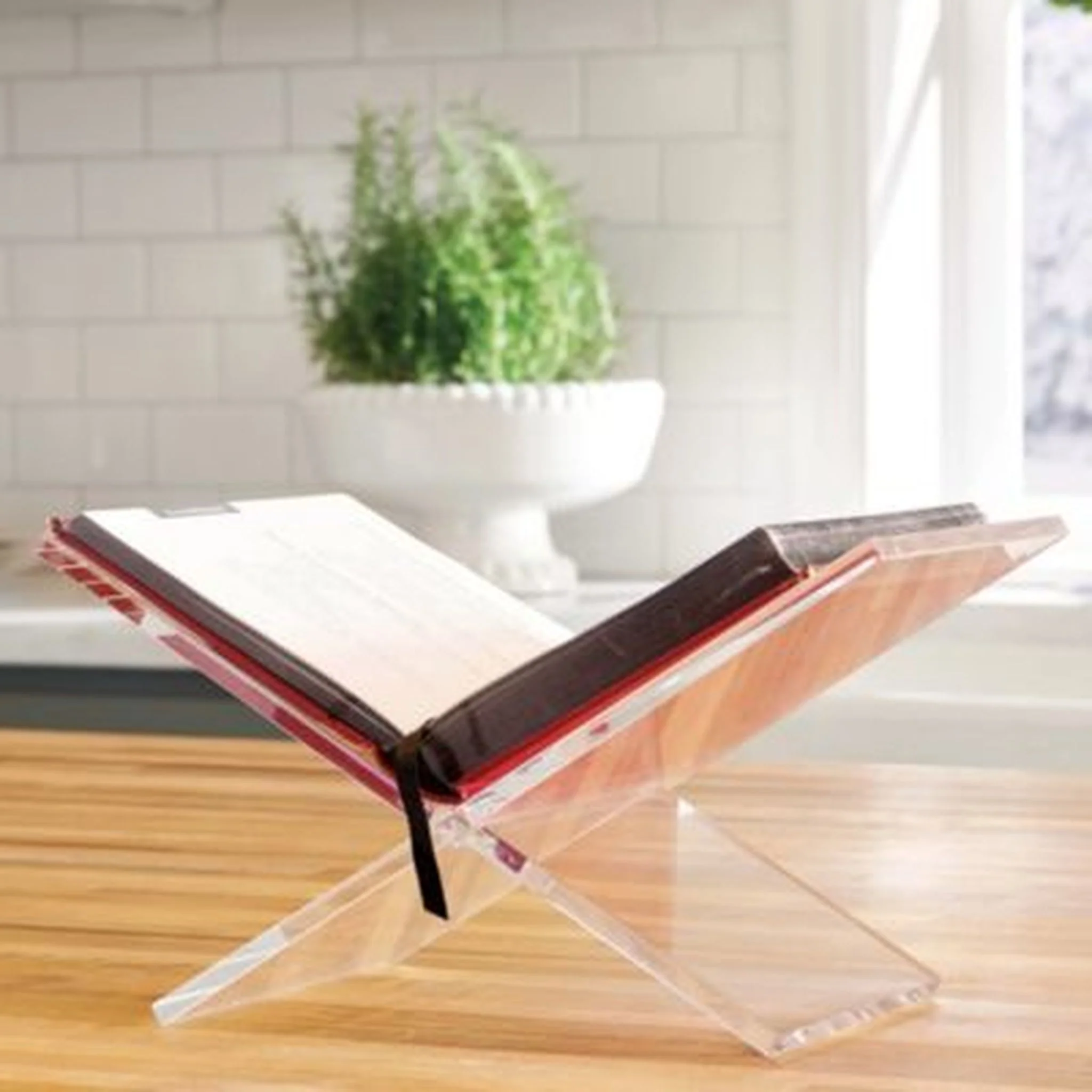Tizo Designs Lucite Book Stand Clear - Image 3