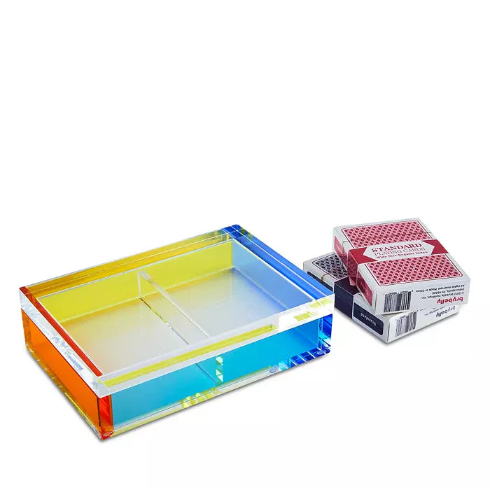 Tizo Lucite Card Box Set Multi Color - Image 2