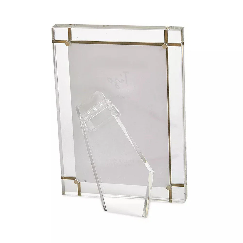 Tizo Lucite Frame w/ Gold Metal Design 8x10 - Image 2