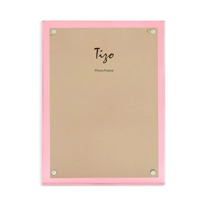 Tizo Lucite Frame with Colored Lucite Back - Pink 8x10 - Image 2