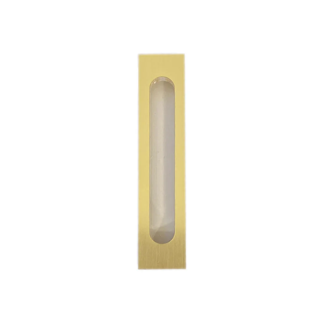 Tizo Lucite Gold Mezuzah