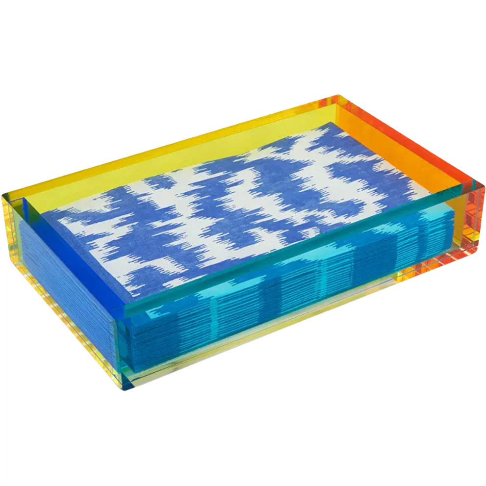 Tizo Lucite Guest Towel Tray - Multi