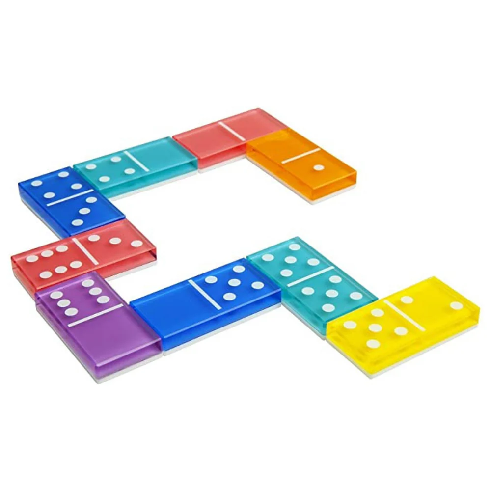 Tizo Lucite Multi Color Domino Set - Image 2