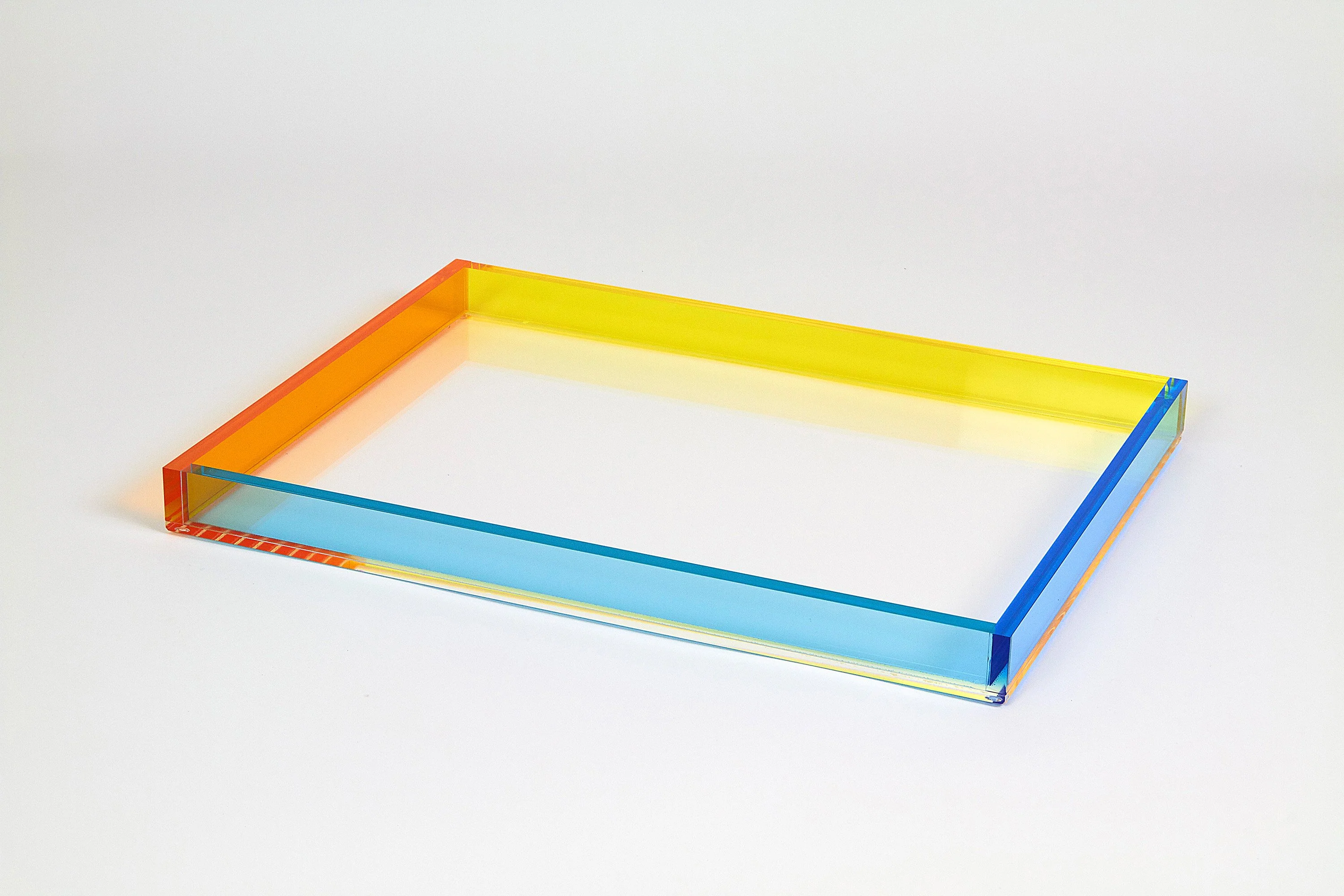 Tizo Lucite Multi Color Tray 16"x12" - Image 2