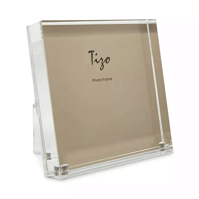 Tizo Lucite Photo Frame - Clear Back 5x5