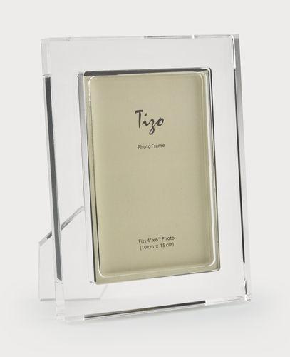 Tizo Lucite Photo Frame Clear Border 4x6 - Image 3
