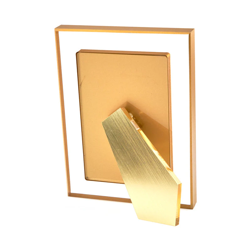 Tizo Lucite Photo Frame Gold Border 5x7 - Image 2