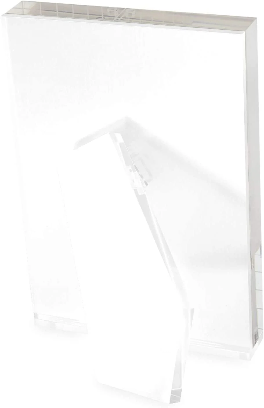 Tizo Lucite Photo Frame White 4 X 6 - Image 2