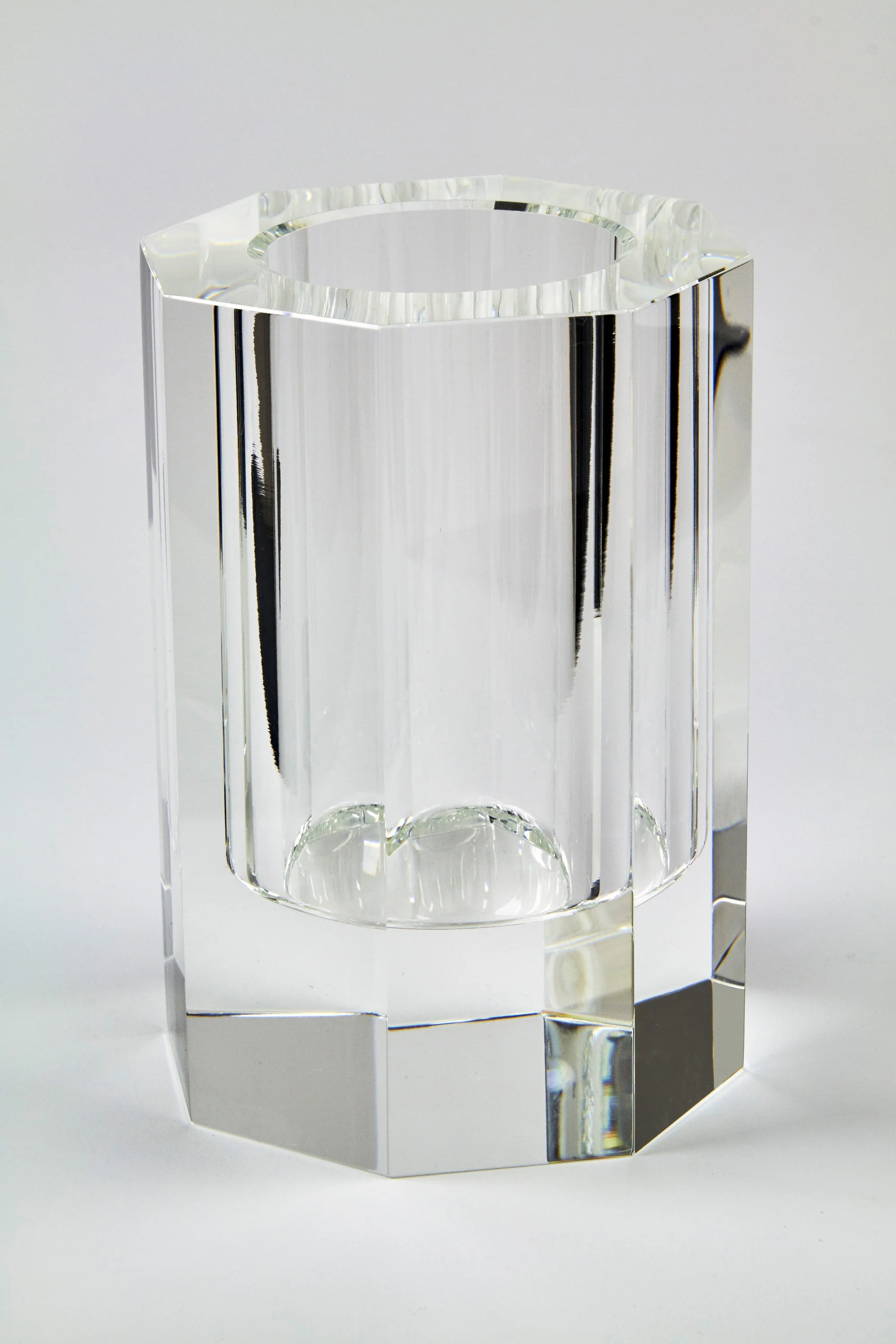 Tizo Crystal Octagonal Vase Small - Image 2