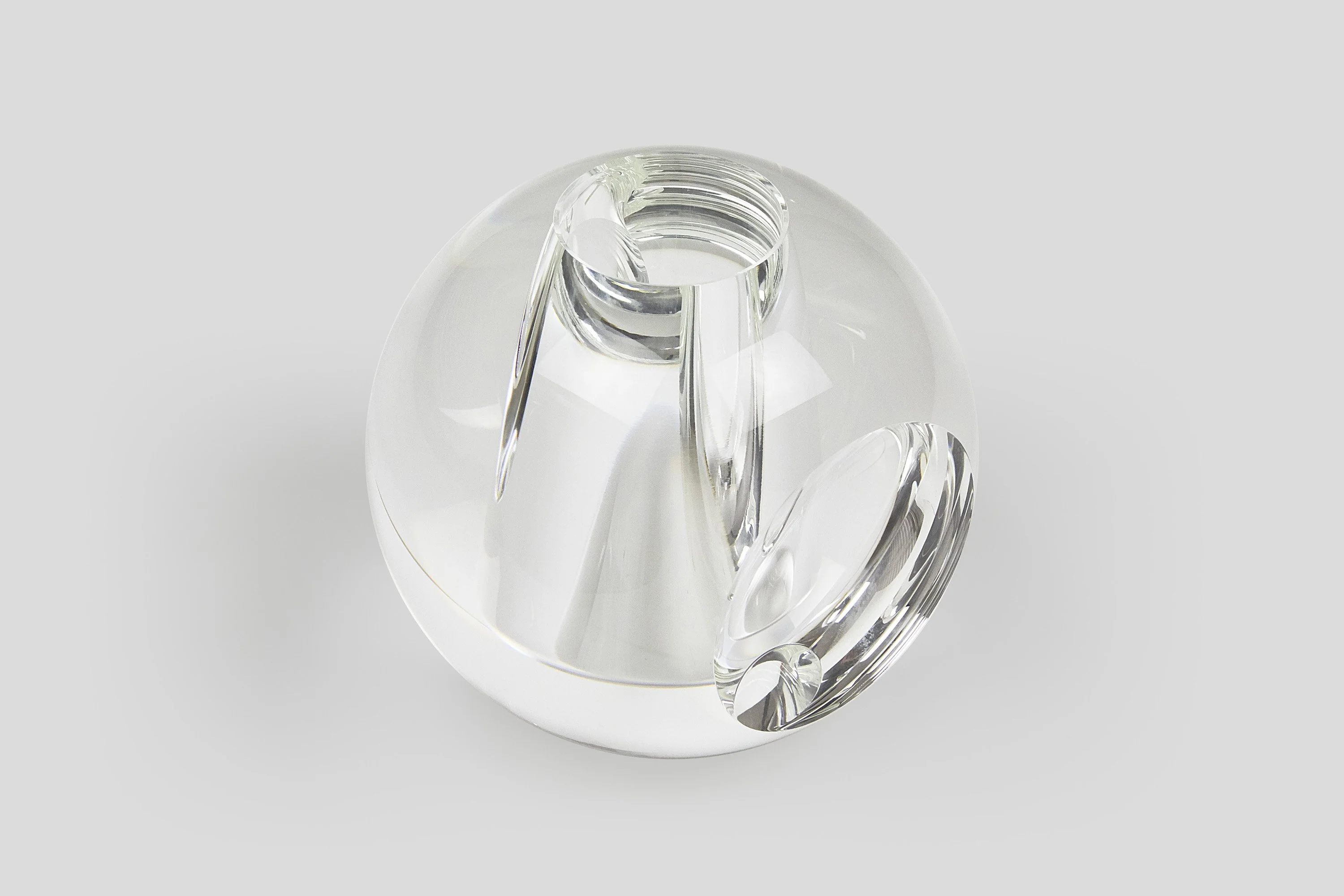Tizo Crystal Round Bubble Vase Large - Image 2